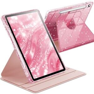 Case for Samsung Galaxy Tab S10 Lite 10.9 Inch with S Pen Holder, Glitter Cover